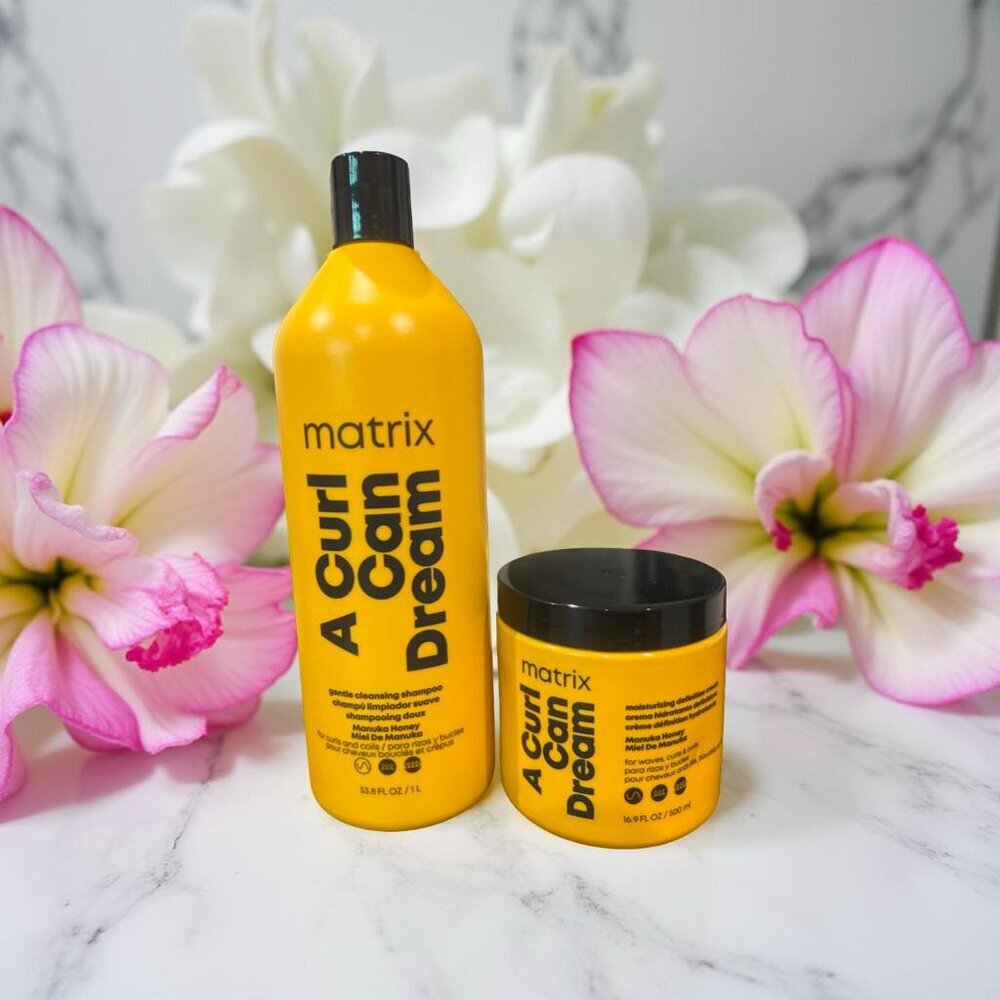 Matrix A Curl Can Dream Manuka Honey Shampoo 33.8 oz & Moisturizing Mask 16.9 oz